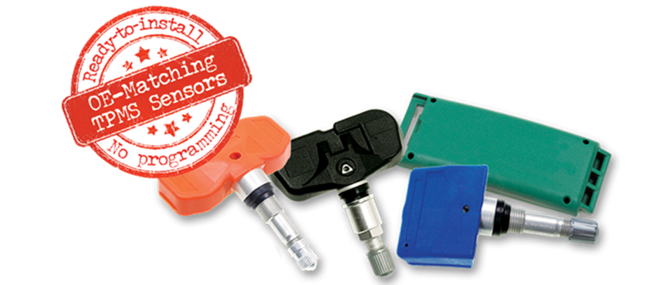 Ready-to-install, OE-matching TPMS Sensors from Standard Motor Products that require no programming