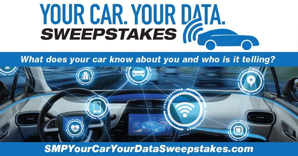 SMP Launches Your Car Your Data Sweepstakes