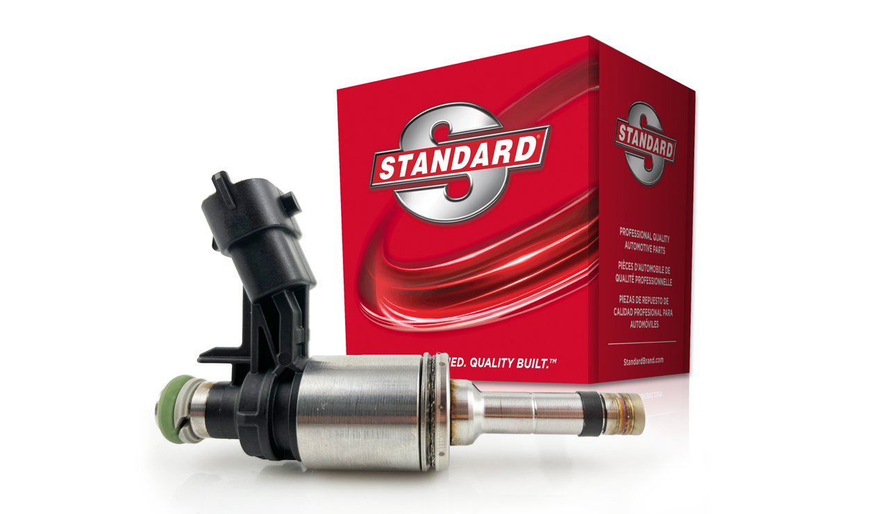 GDI Fuel Injector from Standard Motor Products with red box